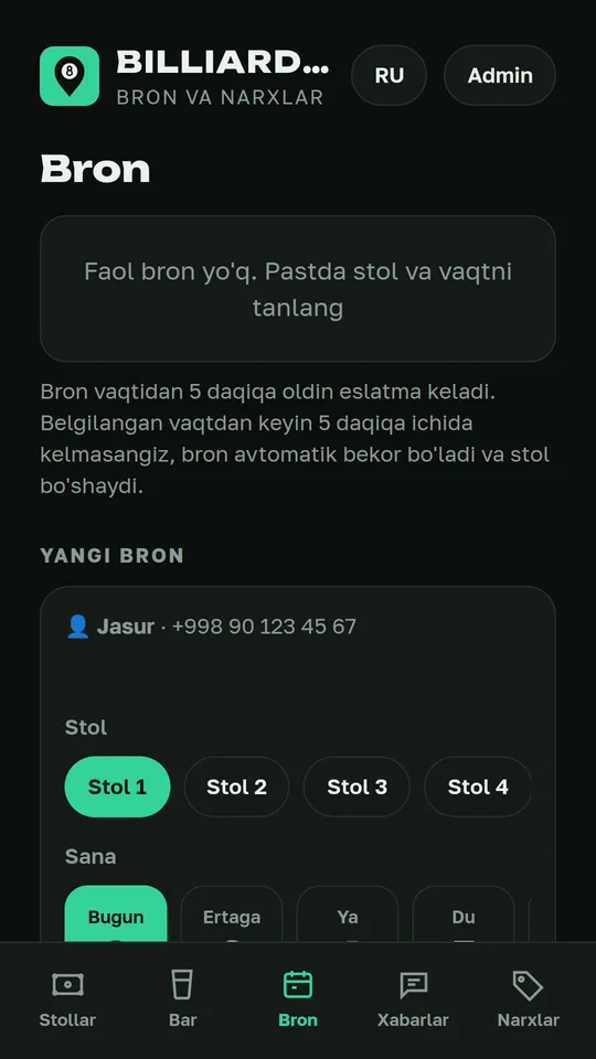 Stolni band qilish